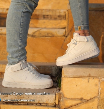 تصویر  کفش ساق بلند نایک مردانه و زنانه ست کد 4302