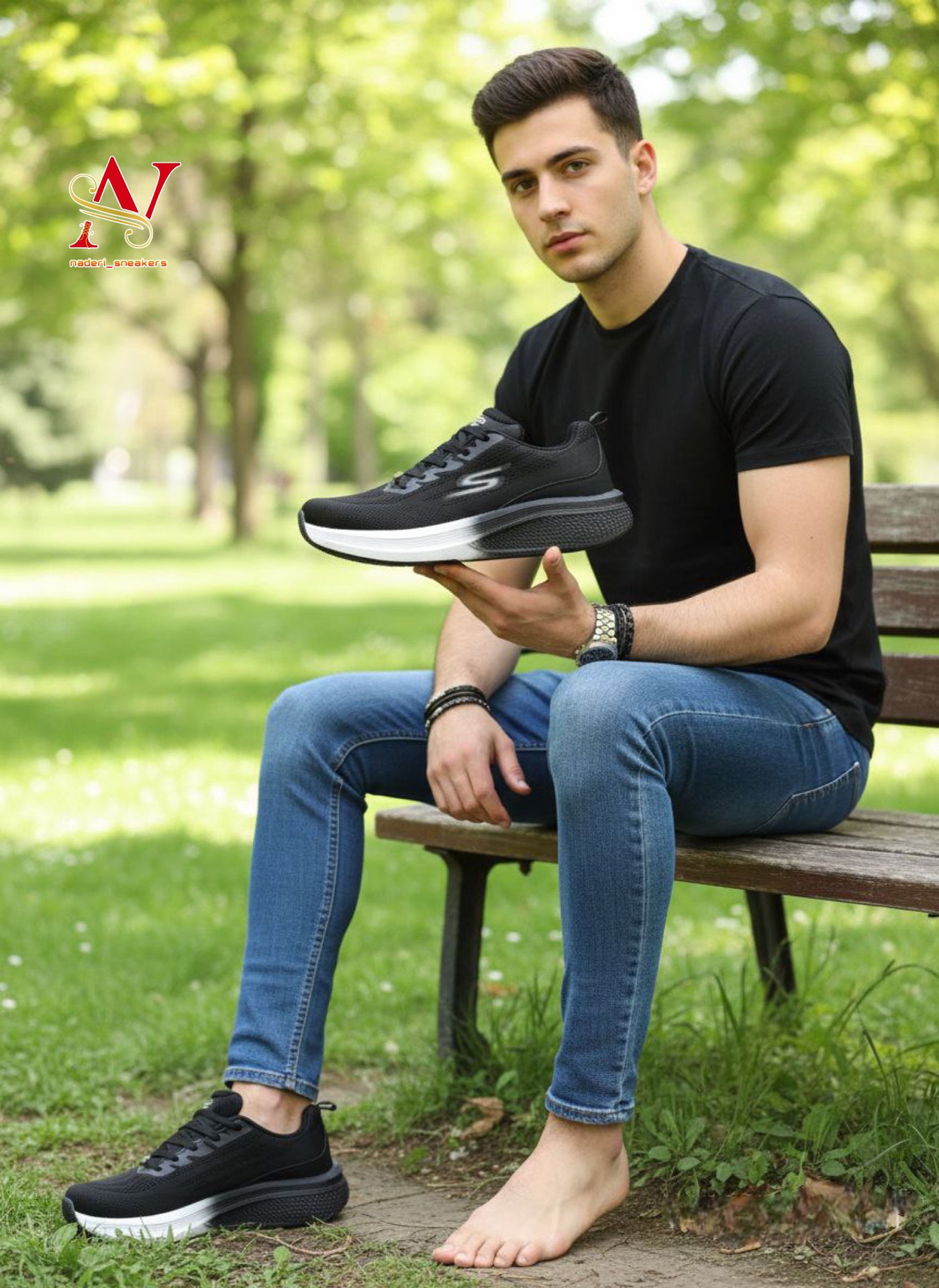 کفش ورزشی اسکیچرز بزرگپا مدل 556