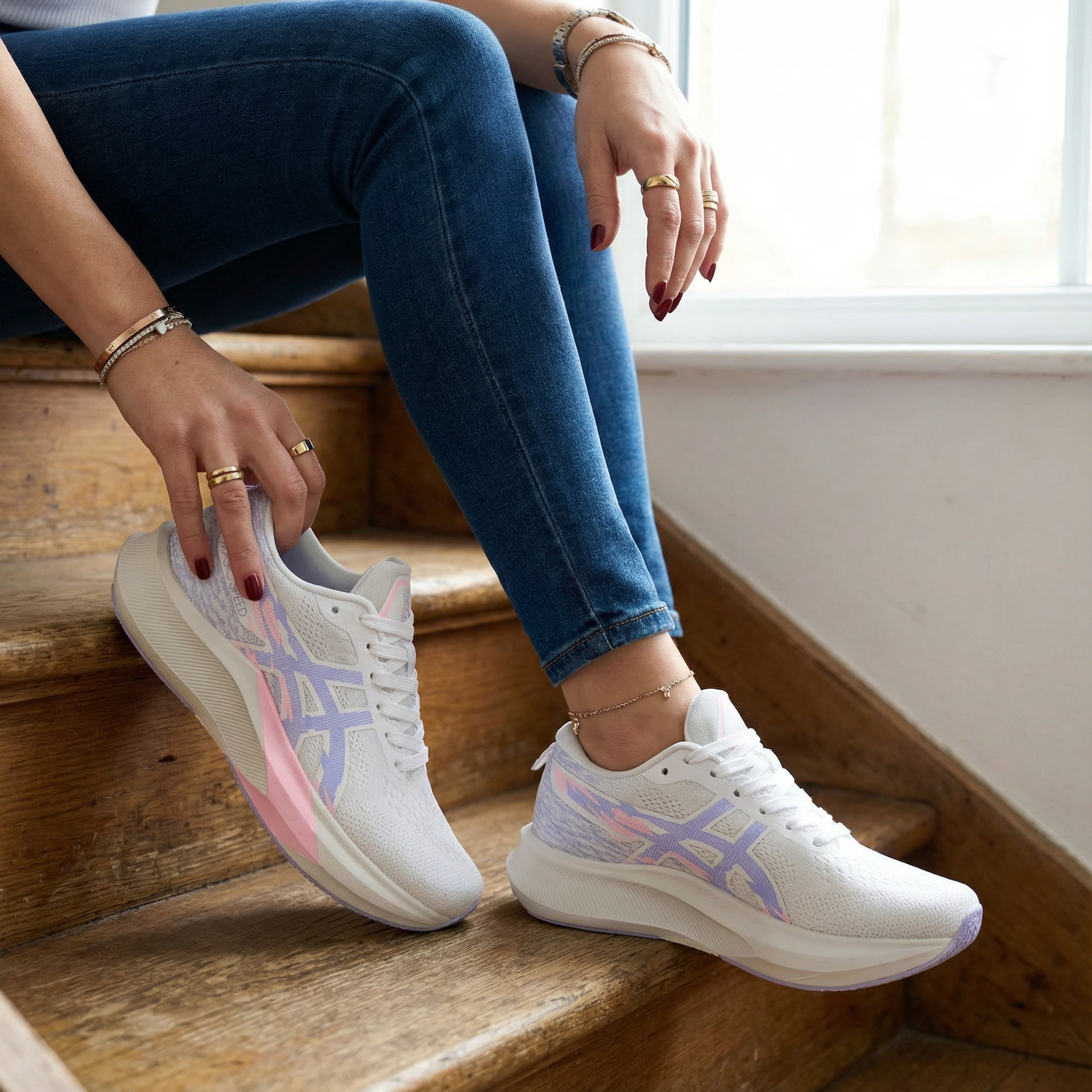 کتونی ورزشی اسیکس وارداتی مدل 518